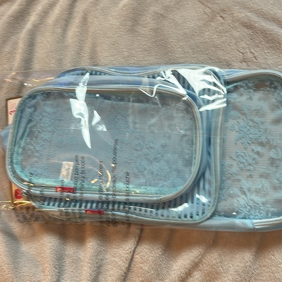 NEW Miamica Blue Travel Packing Cubes Set of 3 - Picture 4 of 5